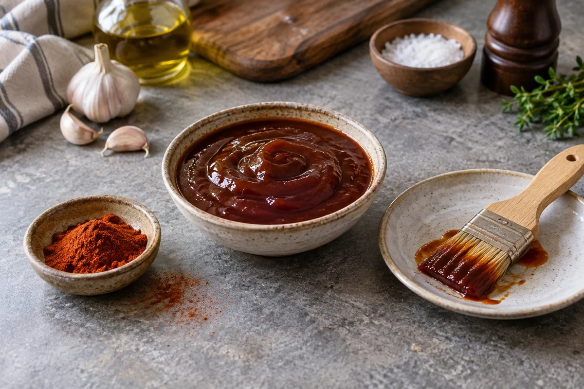 Густой соус барбекю для мясных блюд с ньокки